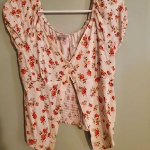 Floral Crop top
